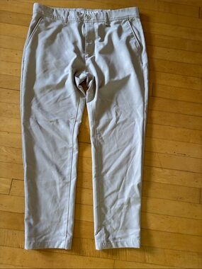 Denim & Flower Chino Pants - Light Beige